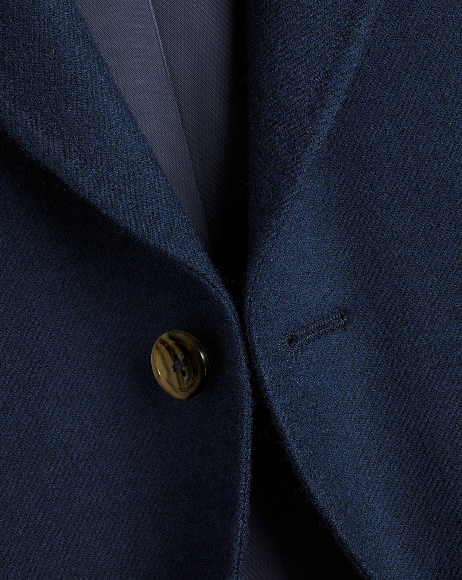 Wool Texture Jacket - Ink Blue