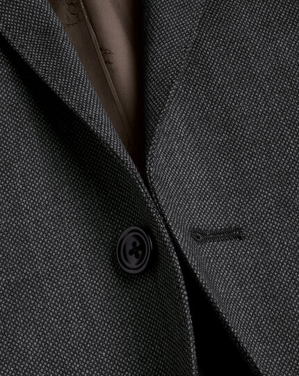 Ultimate Performance Birdseye Suit Jacket - Grey