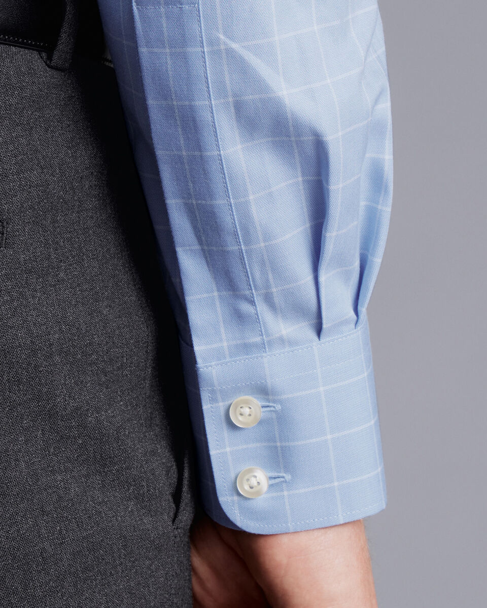 Spread Collar Twill Gabardine Shirt (Mustang/Syrah) main image 0