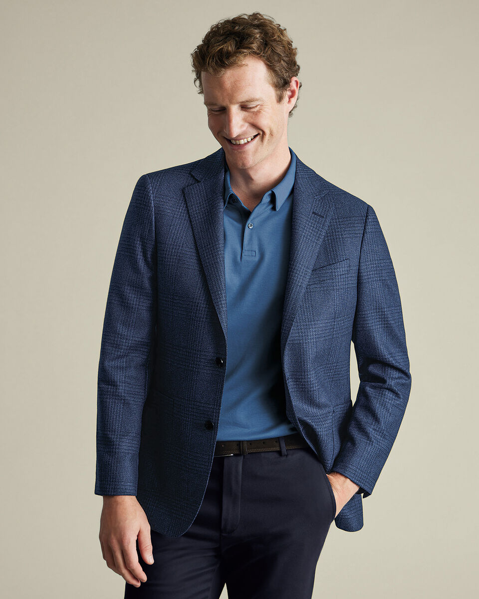 Smart Jersey Polo - Ocean Blue