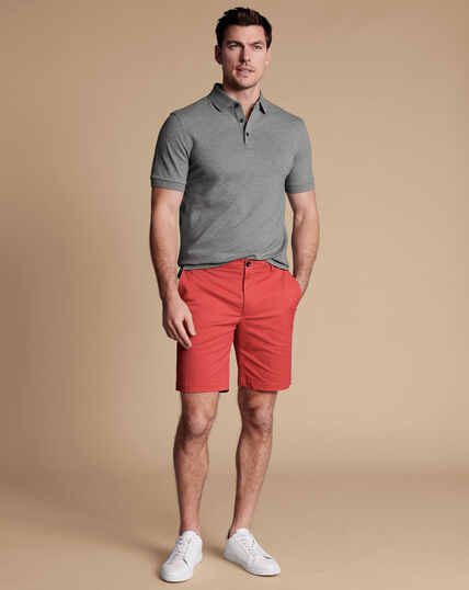 Shorts En Coton - Rouge
