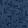 open page with product: Cravate florale en soie - Bleu pétrole