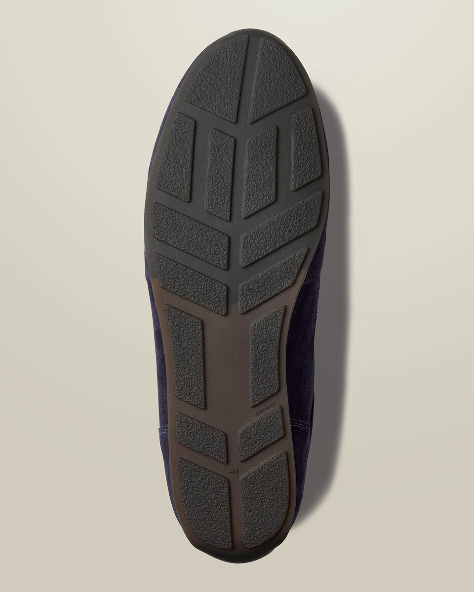 Textile & Suede Smart Trainers - Navy