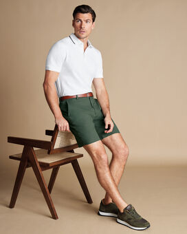 Shorts aus Baumwolle - Grün