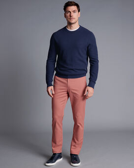 Ultimate Non-Iron Chinos - Light Pink