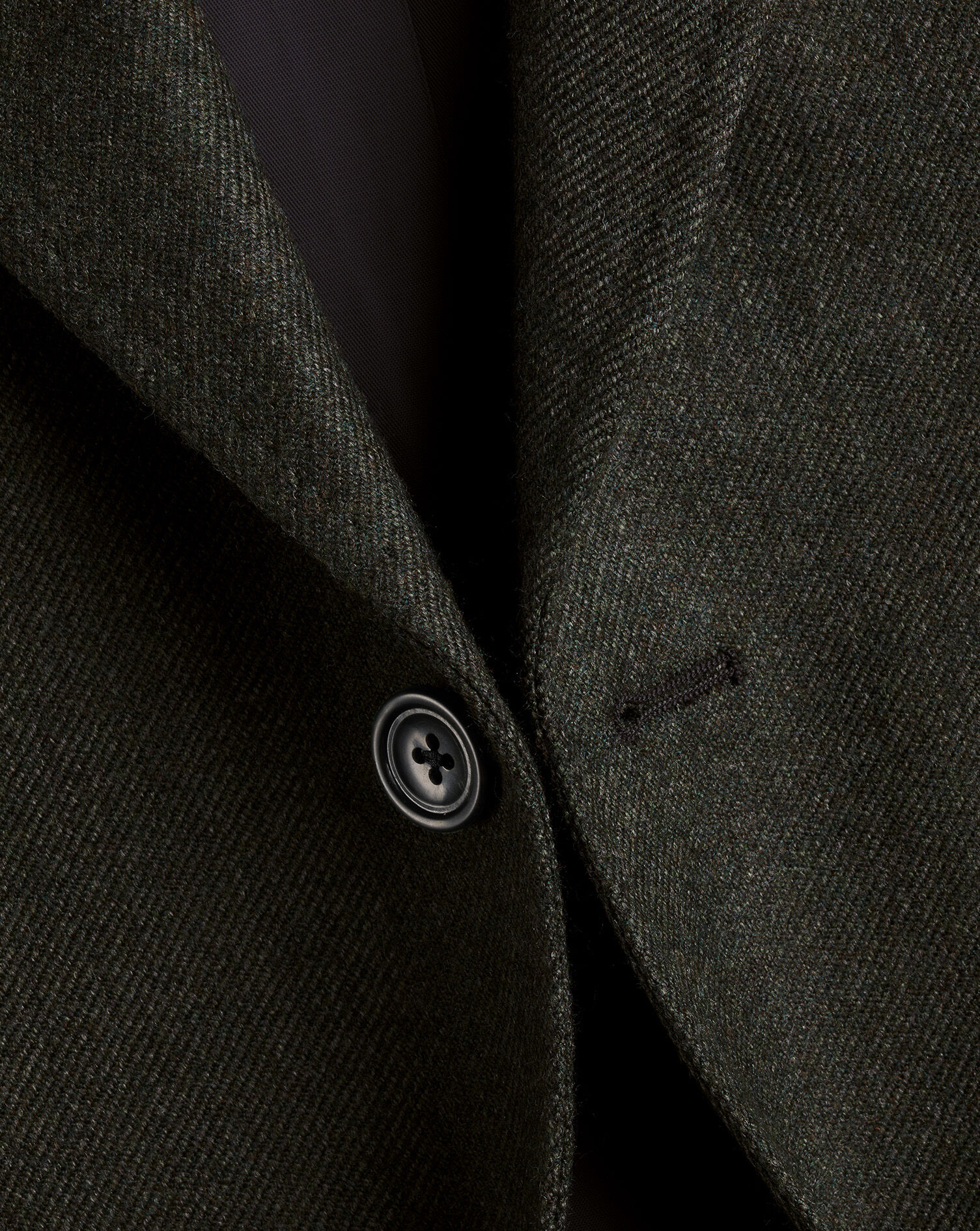 Wool Texture Jacket - Forest Green