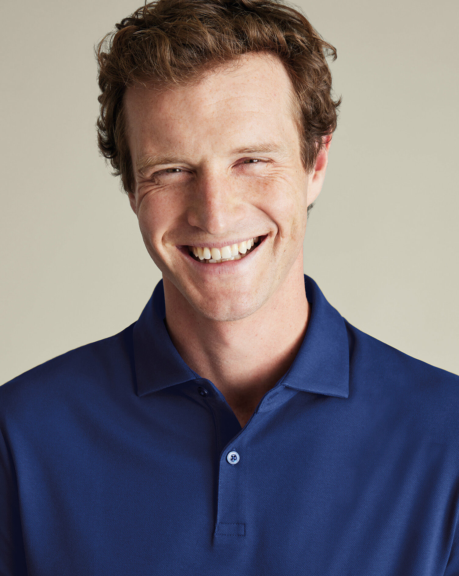 Smart Pique Polo - Royal Blue