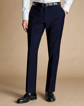 Italian Luxury Suit Pants - Dark Navy