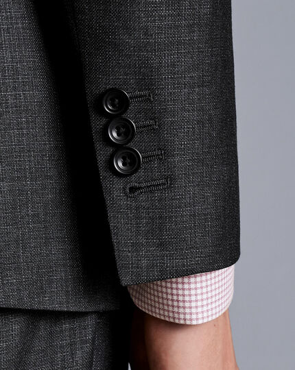 Italian Luxury Suit - Charcoal Grey