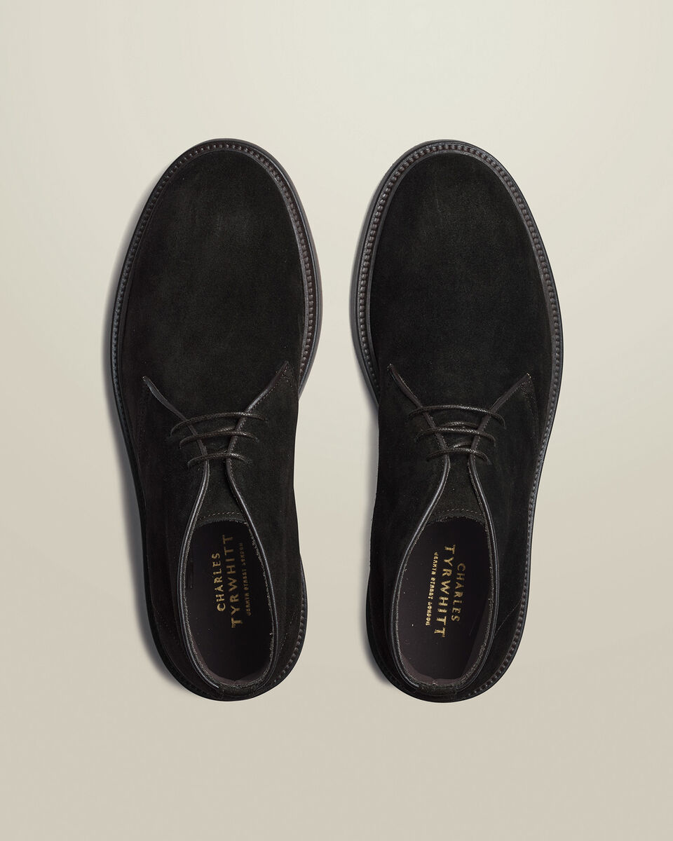 Suede Chukka Boots - Dark Chocolate
