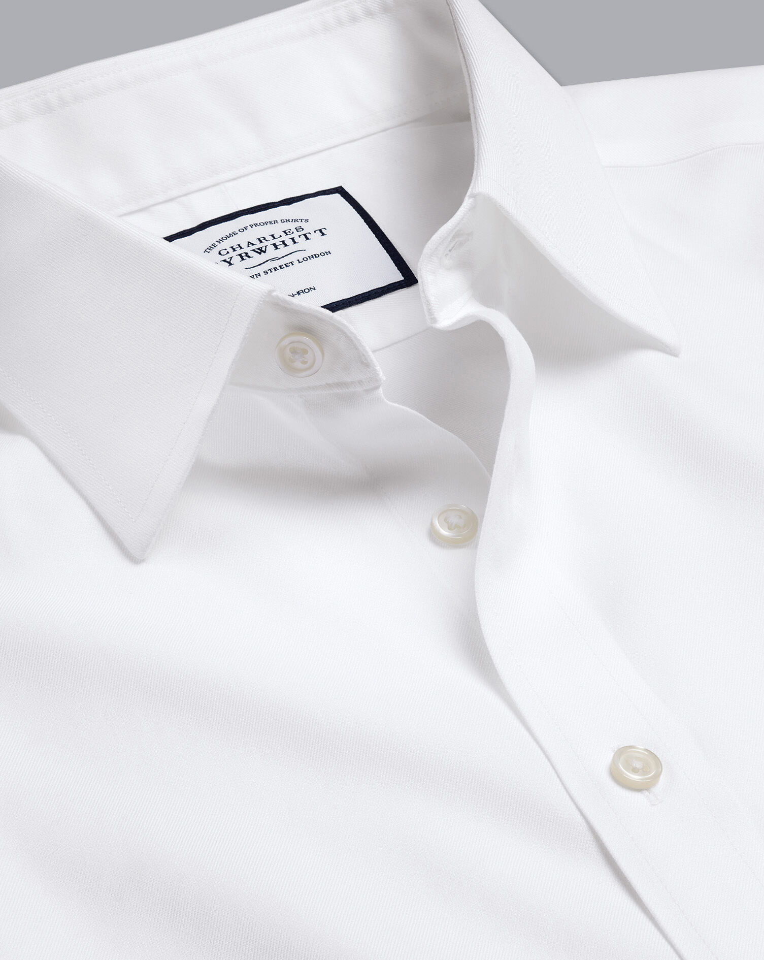 Kleding Herenkleding Overhemden & T-shirts Overhemden Charles Trywhitt Men's Luxury 16 1/2-33 Long Sleeve White Button Up Shirt 