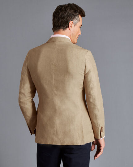 Italian Linen Jacket - Stone