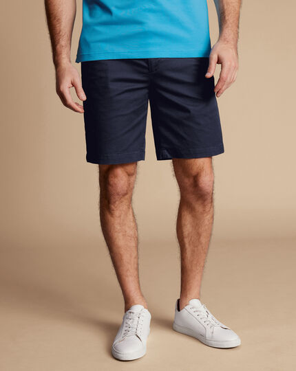 Cotton Shorts - Navy