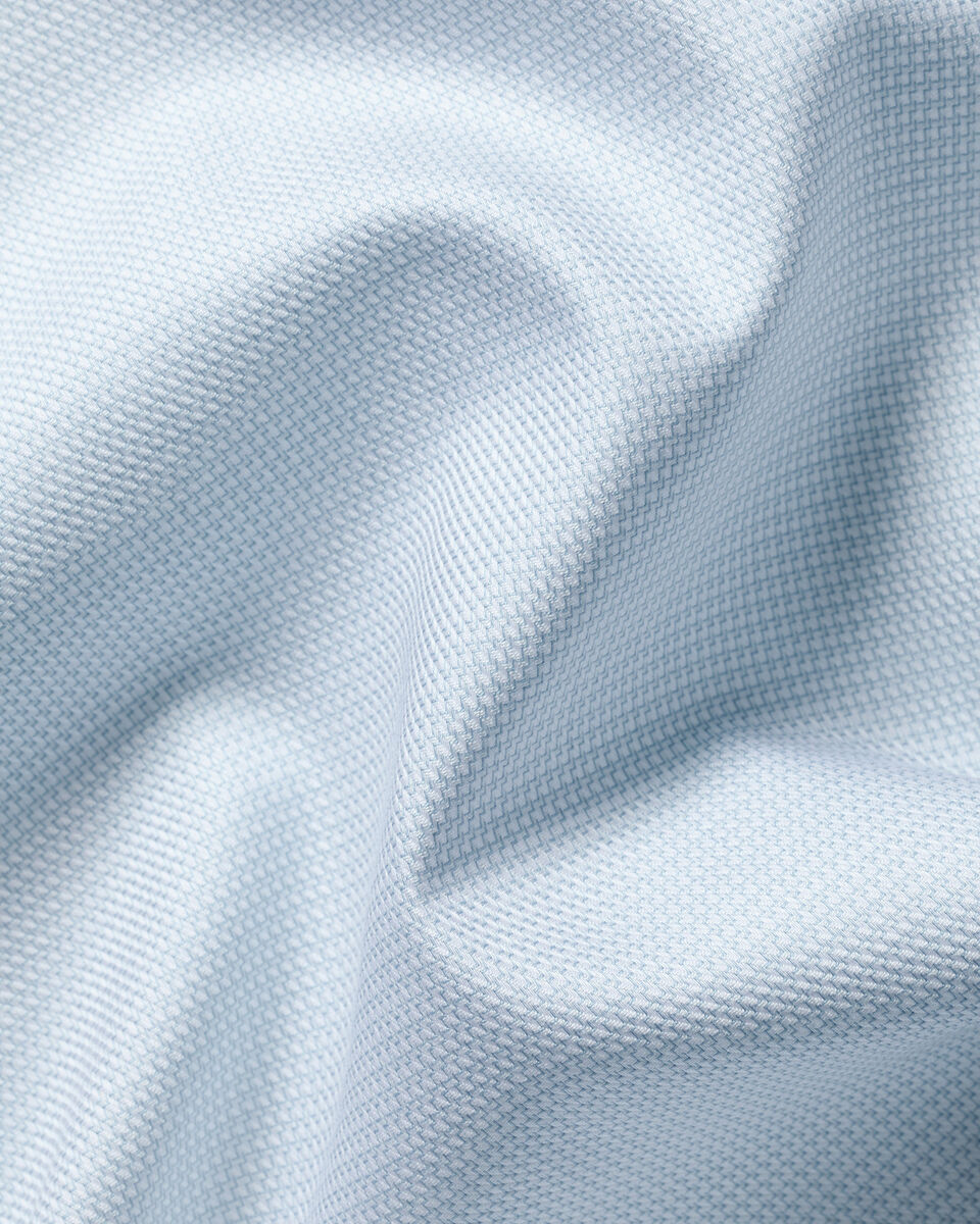 Non-Iron Stretch Trafalgar Weave Shirt - Pale Teal Green