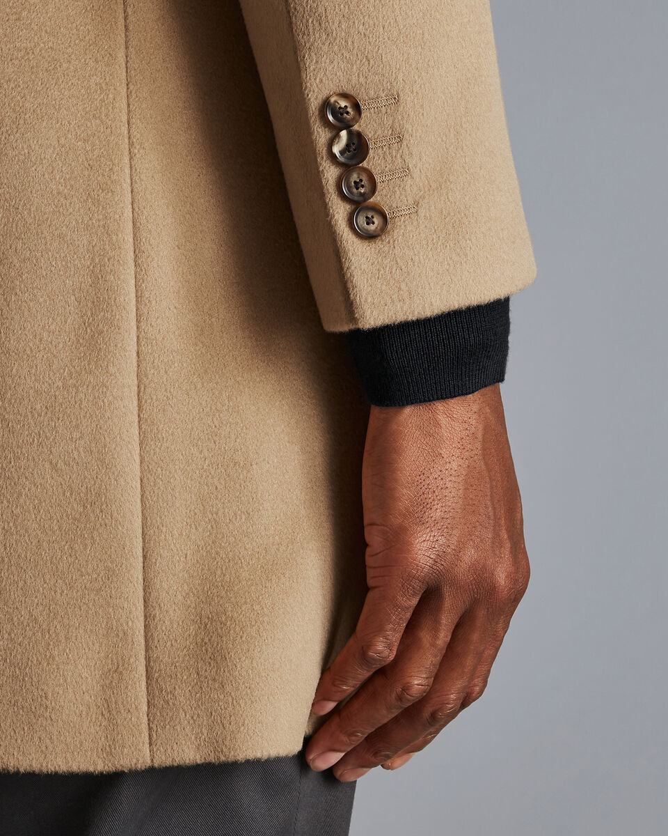 Wool Overcoat - Stone