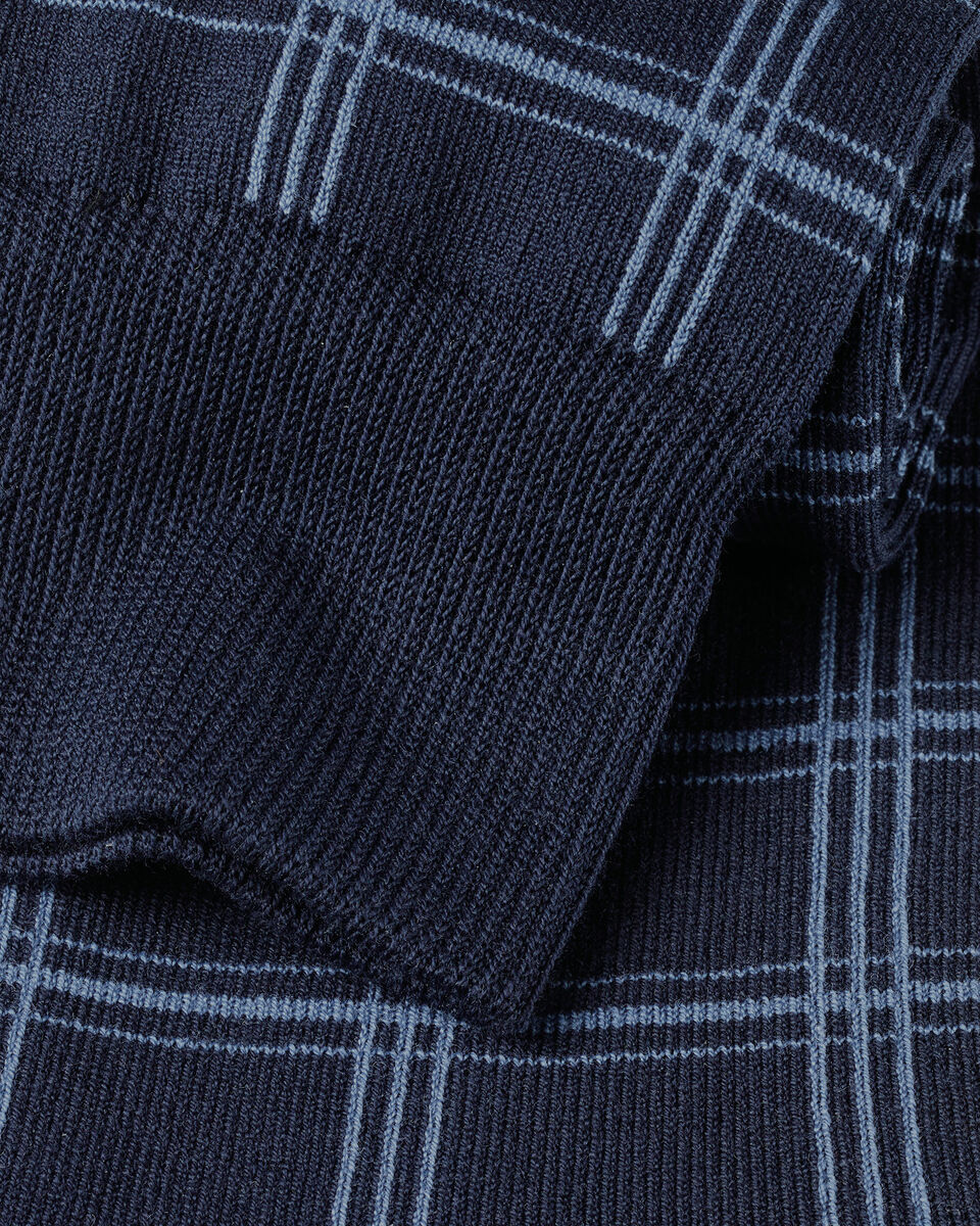 Geruite Sokken - Marineblauw & Hemelsblauw