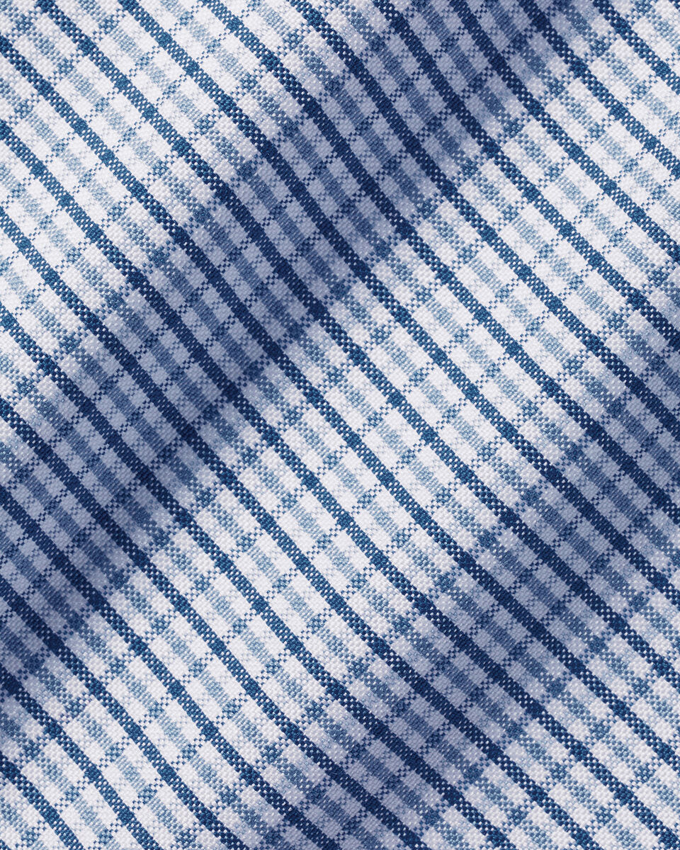 Gingham Check Plaid Ruffled Detail Shirt Blouse-GREEN