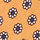 open page with product: Krawatte aus Seide mit Mini-Blumenmuster - Orange