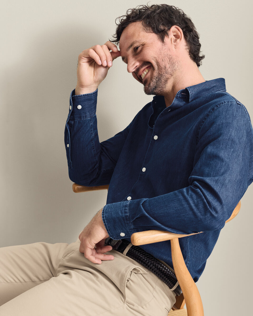 Denim Shirt - Indigo Blue