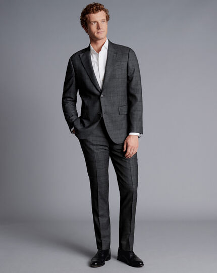 Ultimate Performance Check Suit - Charcoal