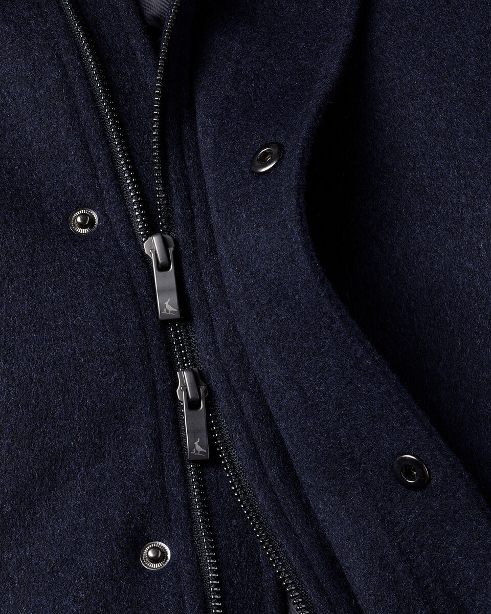 Wool City Coat - Navy