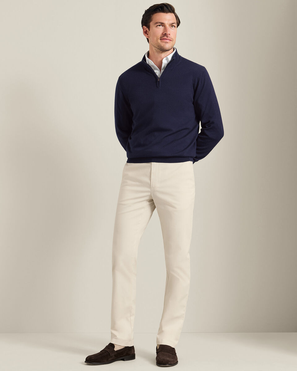 Chino Ultimate sans repassage - ivoire