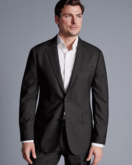 Italian Luxury Suit Jacket - Charcoal Gray