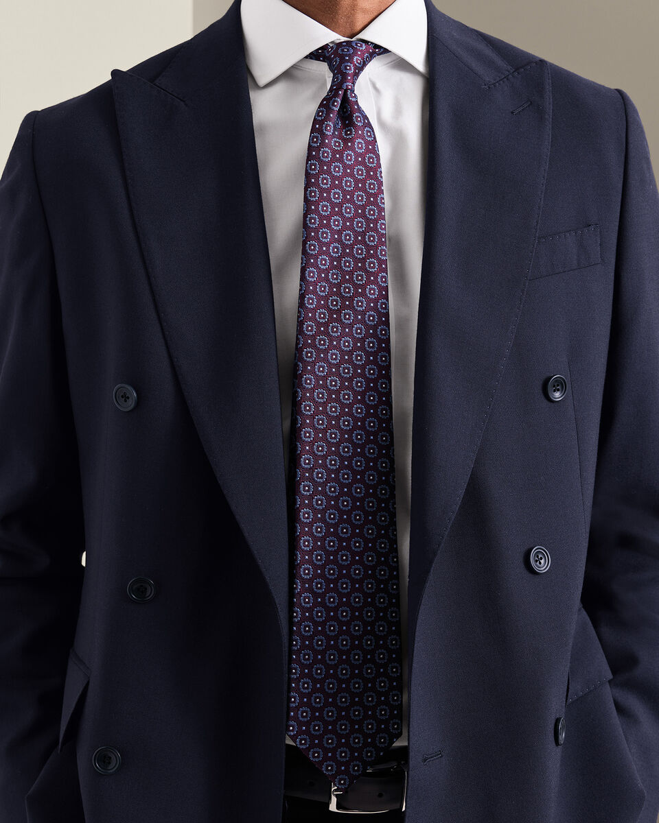 Double Breasted Ultimate Performance Suit Jacket - Dark Navy