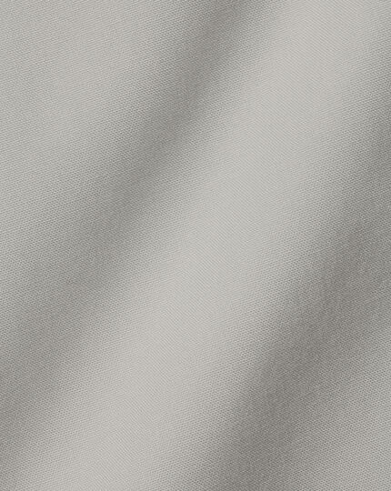 Cutaway Collar Non-Iron Poplin Shirt - Grey