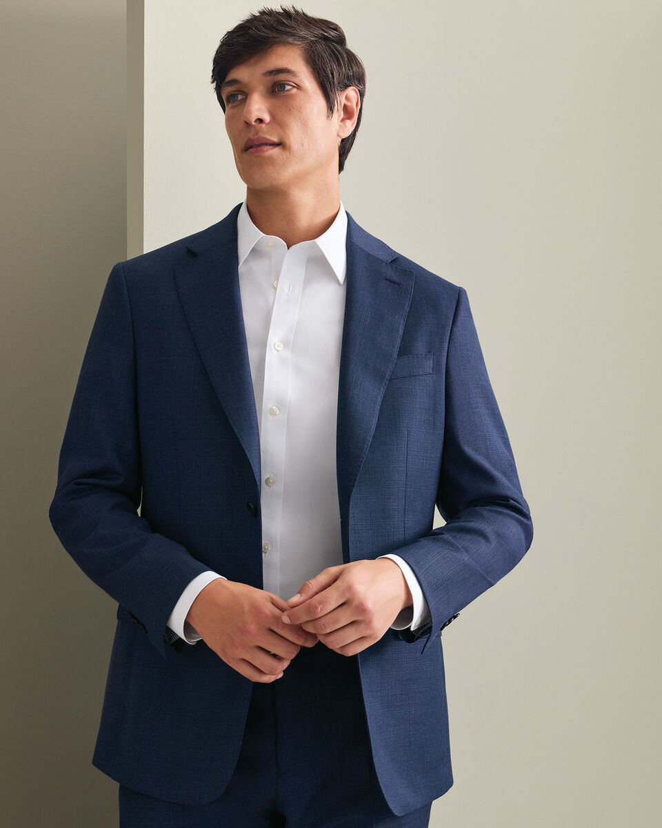 Italian Luxury Suit Jacket - Indigo