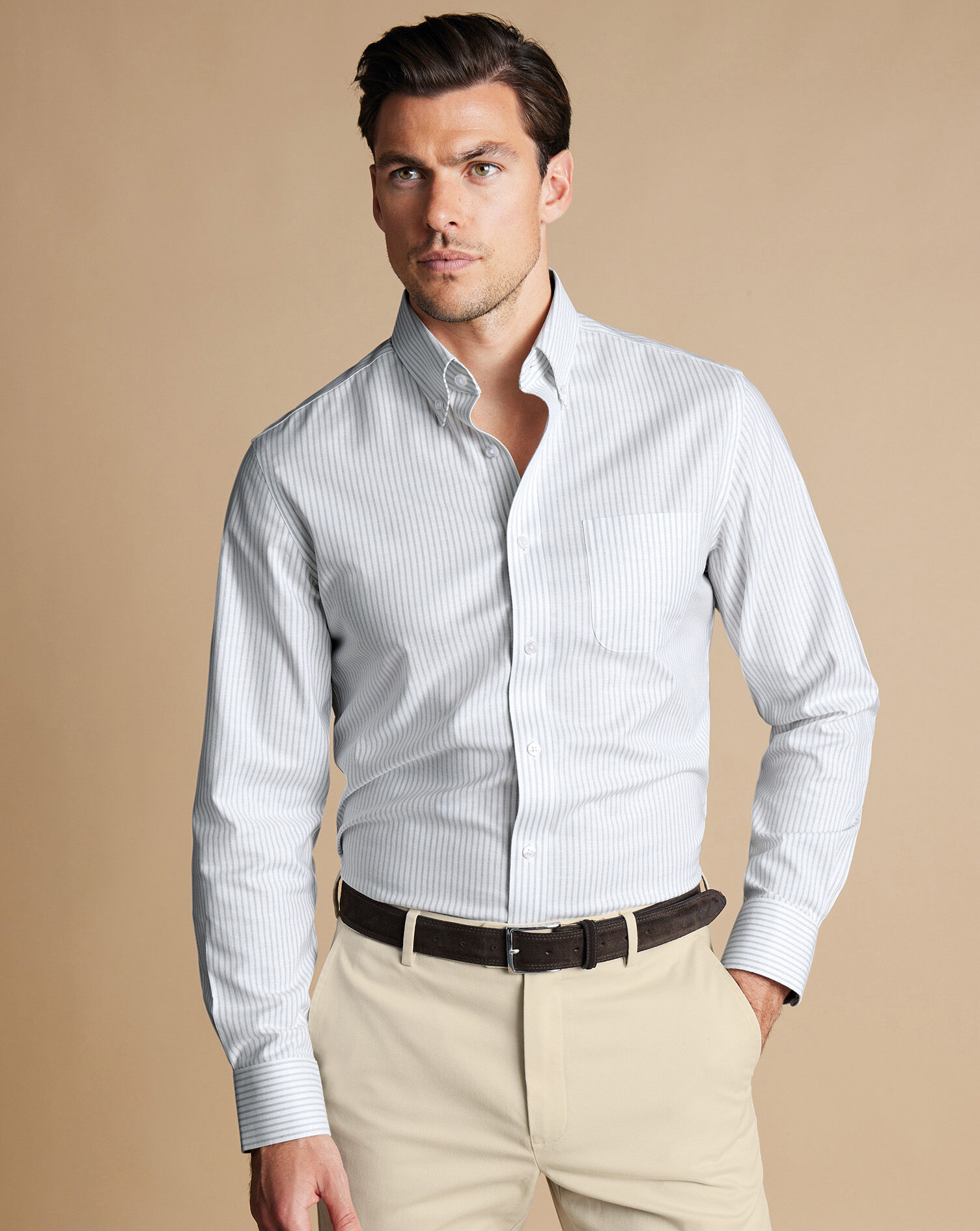 Men's Oxford Weave Shirts | Charles Tyrwhitt