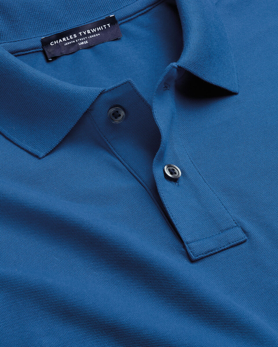 Pique Polo &ndash; Ocean Blue