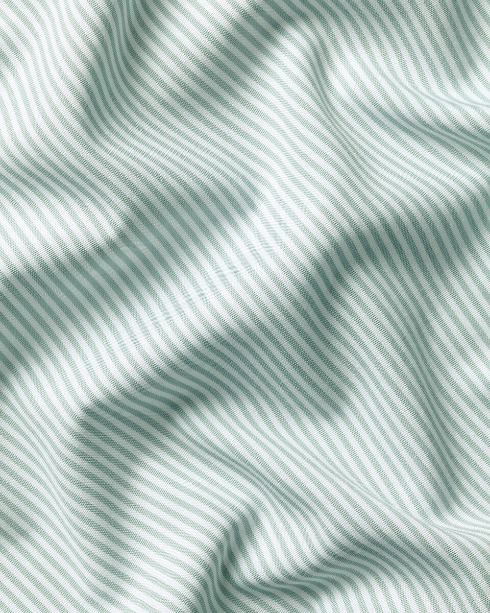 B&uuml;gelfreies Popeline-Hemd mit Stretch&nbsp;- Mittelgr&uuml;n
