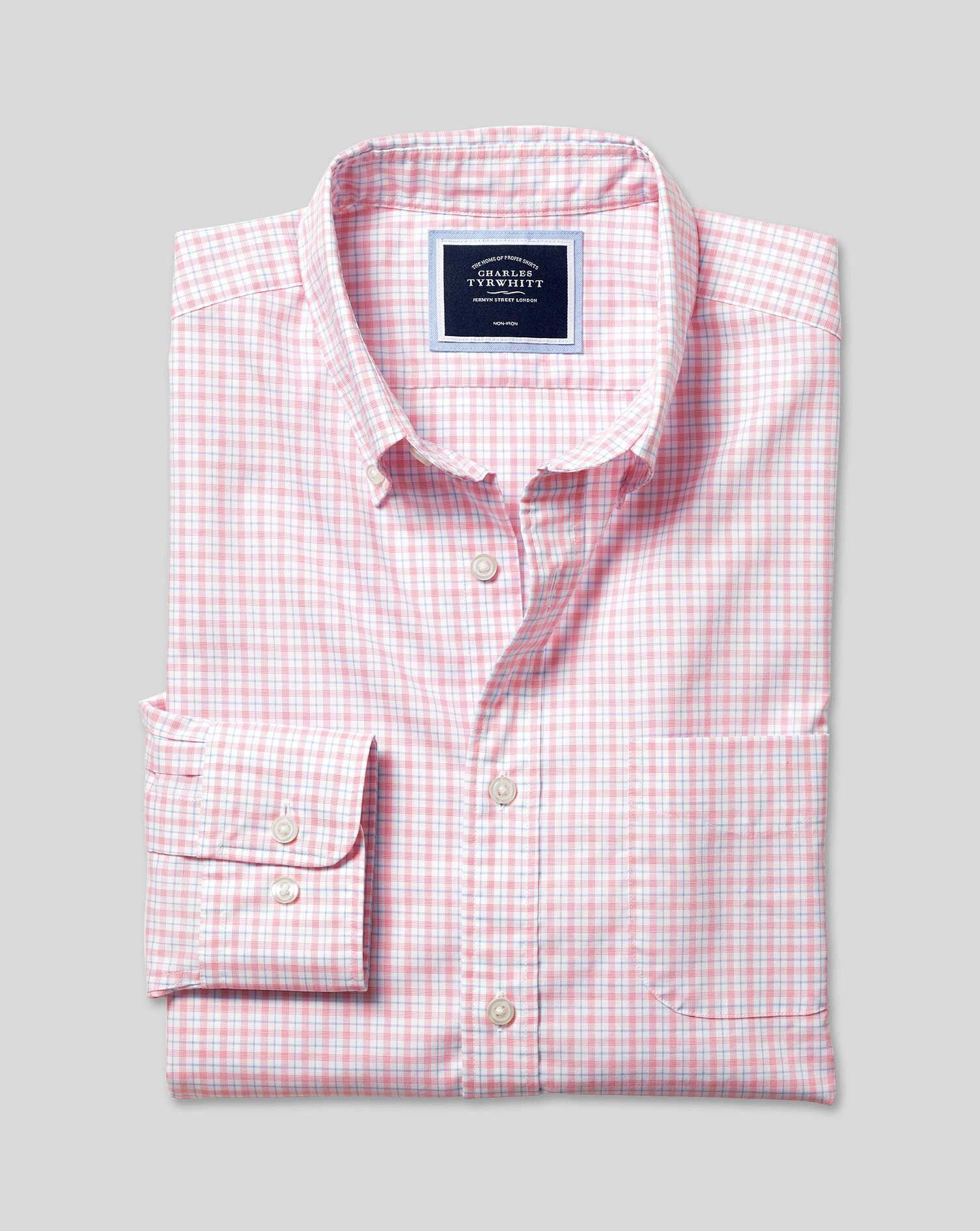 Button-Down Collar Non-Iron Stretch 