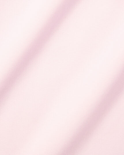 Cutaway Collar Non-Iron Poplin Shirt - Light Pink