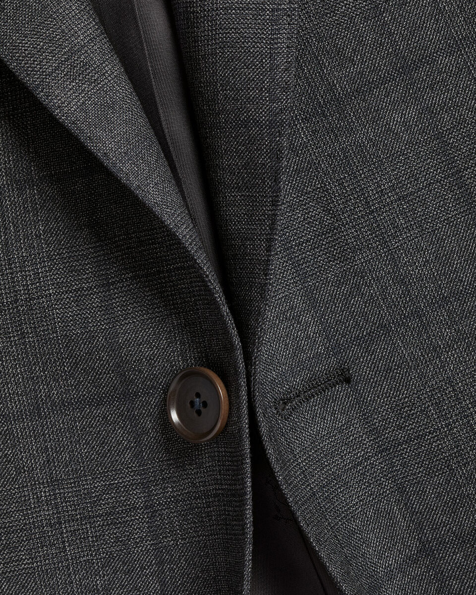 Ultimate Performance Check Suit - Charcoal | Charles Tyrwhitt