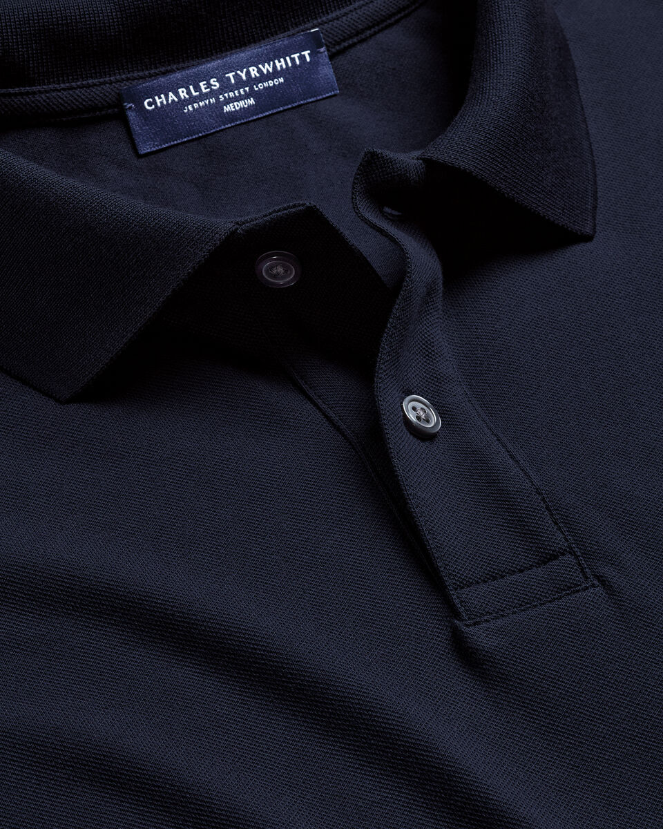 Polo en piqu&eacute; &ndash; Bleu marine