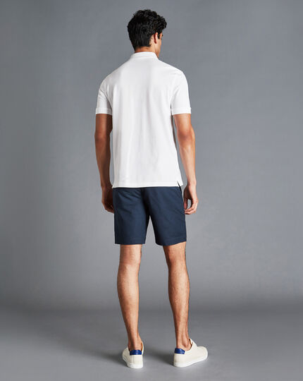 Linen Cotton Shorts - Ink Blue