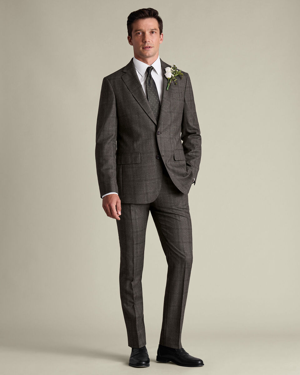 Ultimate Performance Check Suit - Mocha
