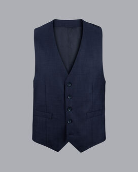 End On End Ultimate Performance Suit Waistcoat - Ink Blue