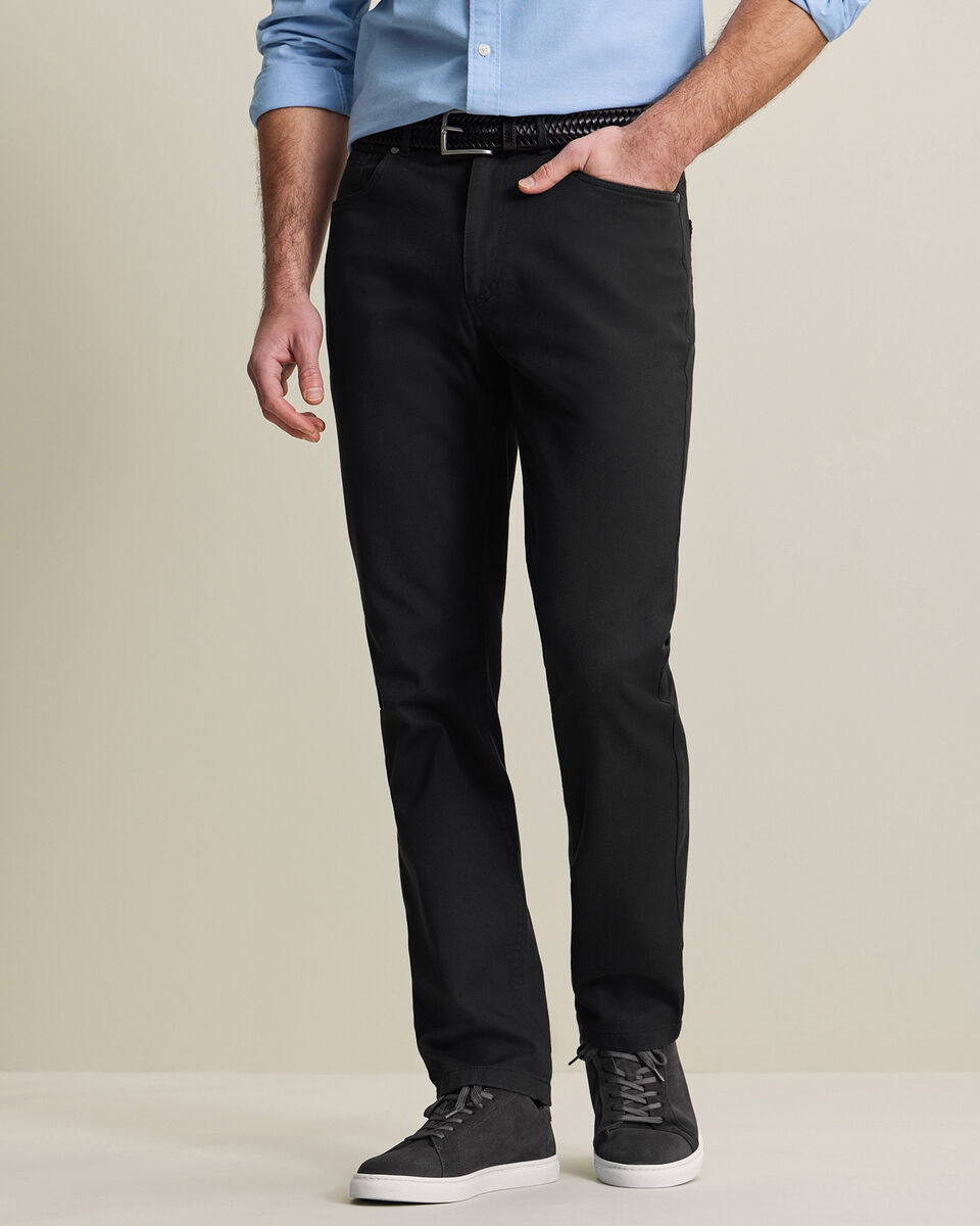 Jeans De 5 Bolsillos - Negros