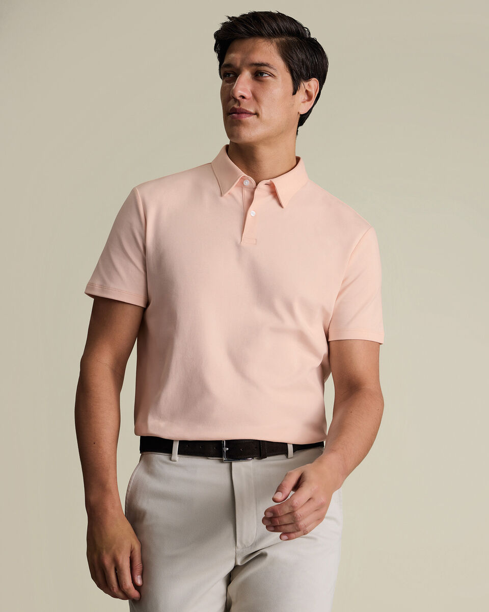 Smart Cotton Polo &ndash; Peach