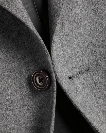 Wool Overcoat - Light Grey