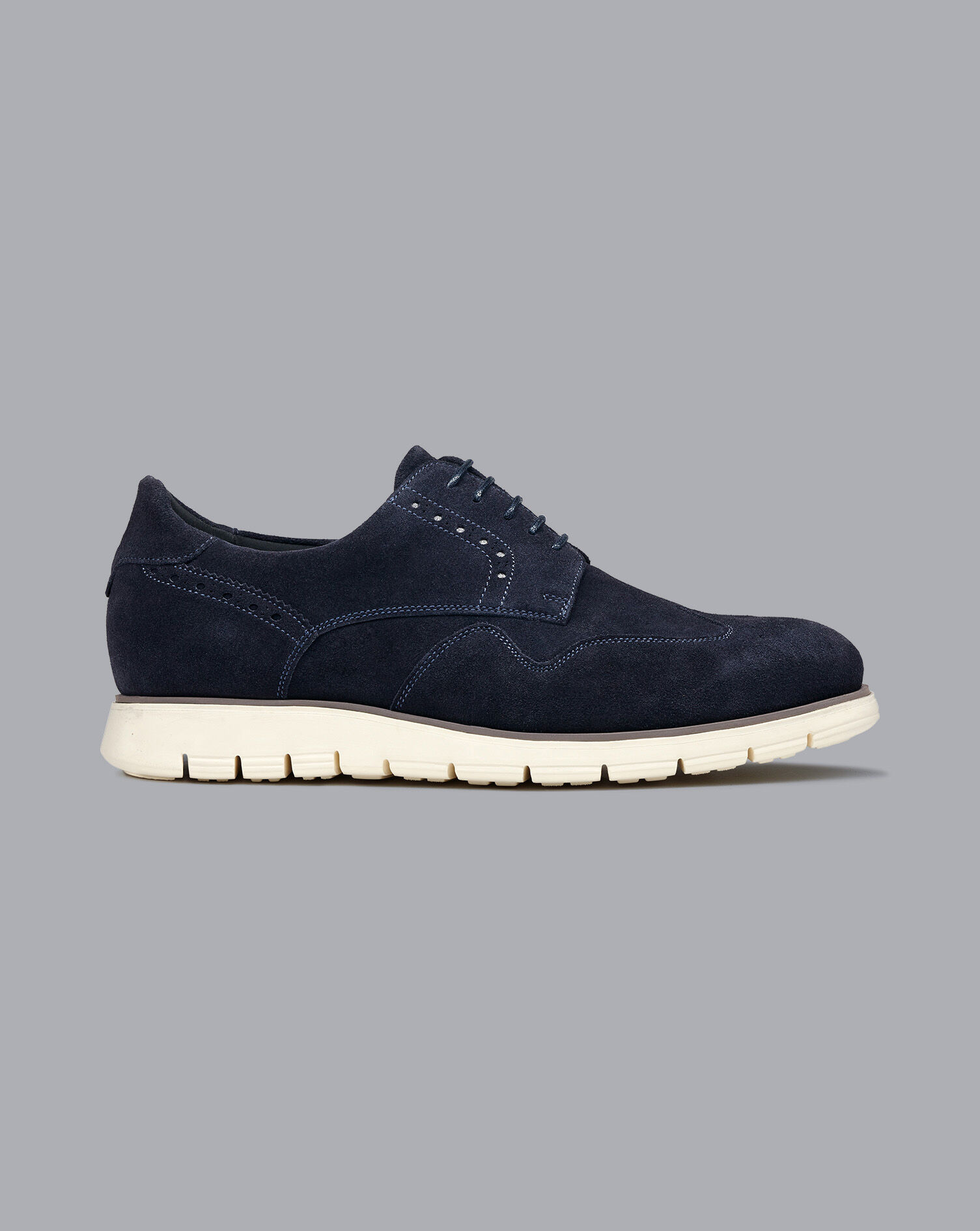 navy blue smart trainers