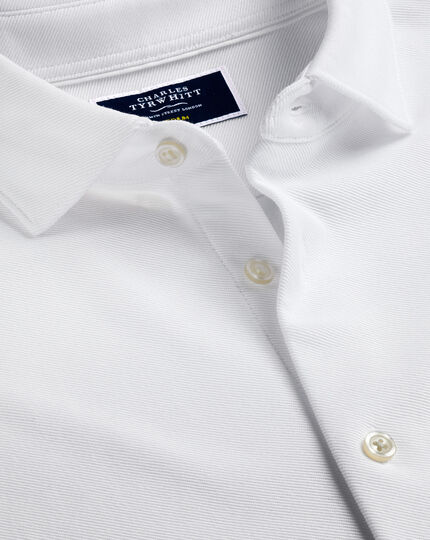 Twill Jersey Shirt - White