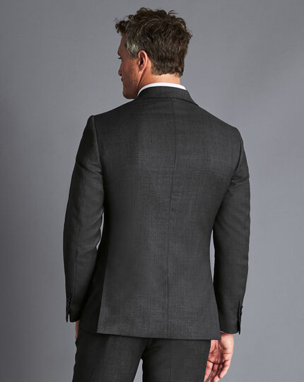 Ultimate Performance Birdseye Suit Jacket - Grey