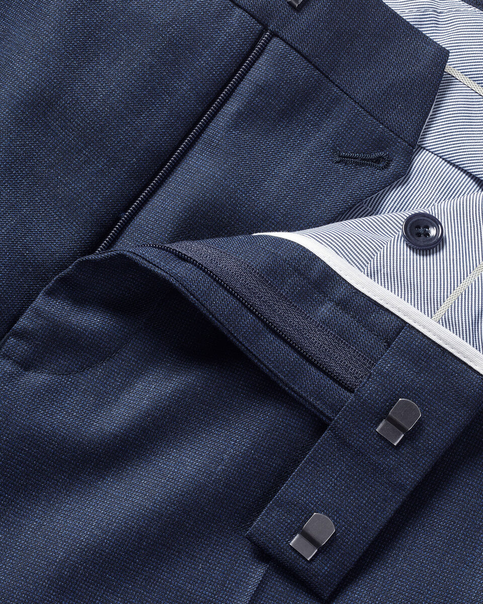 Ultimate Performance End-on-End Suit Trousers - Navy