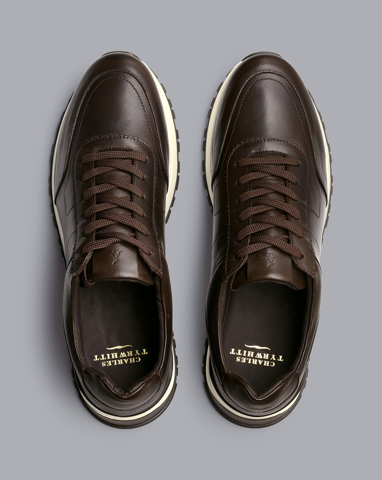 chocolate brown trainers