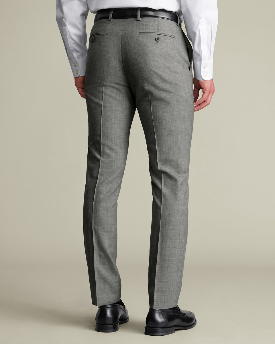 Ultimate Performance Sharkskin Suit Trousers &ndash; Grey