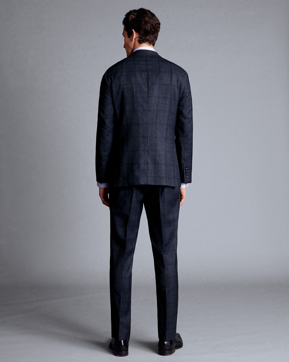 Check Suit - Denim Blue | Charles Tyrwhitt